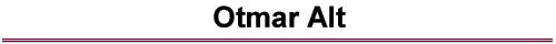 Otmar Alt