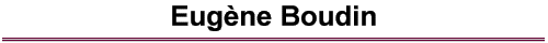 Eugne Boudin