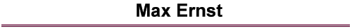 Max Ernst
