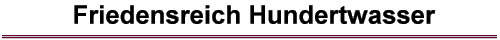 Friedensreich Hundertwasser