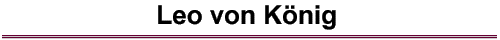 Leo von Knig