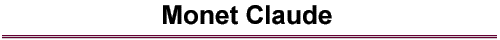 Monet Claude
