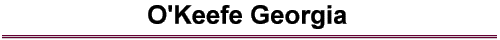 O'Keefe Georgia