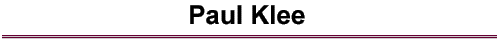 Paul Klee