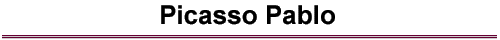 Picasso Pablo