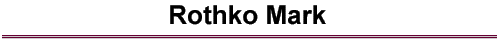 Rothko Mark