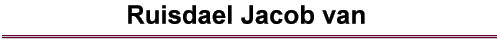 Ruisdael Jacob van