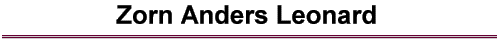 Zorn Anders Leonard